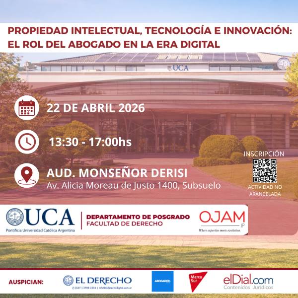 UCA y Ojam IP organizan una jornada sobre Propiedad Intelectual, Tecnología e Innovación
