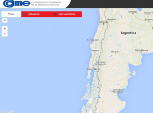 The map of illegal Argentina