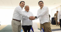 The Northern Triangle inaugurated a new border post for its customs union